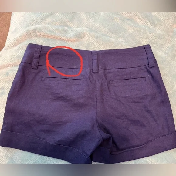 Express Women's Navy Shorts - Picture 3 of 8